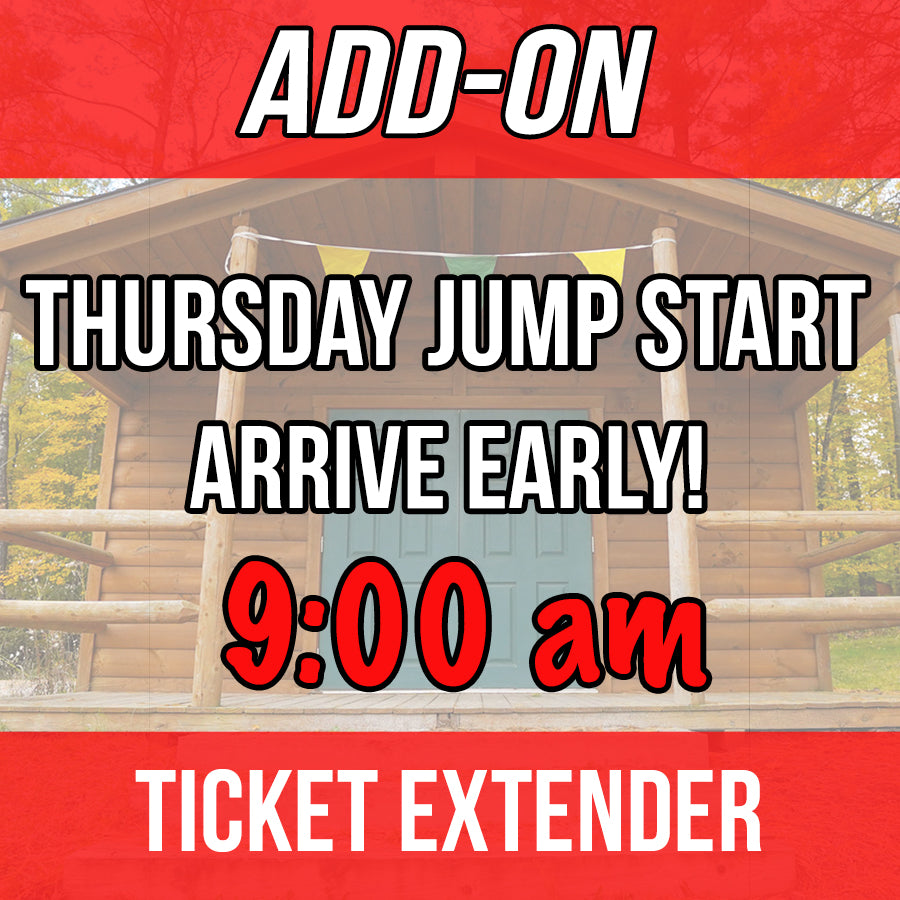 Thursday Jump Start Pass - Early Arrival Add-On