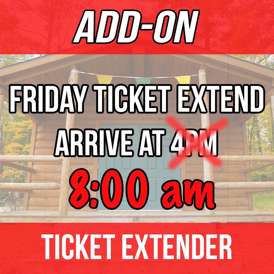 Friday Ticket Extender - Arrive Early and Dive In!