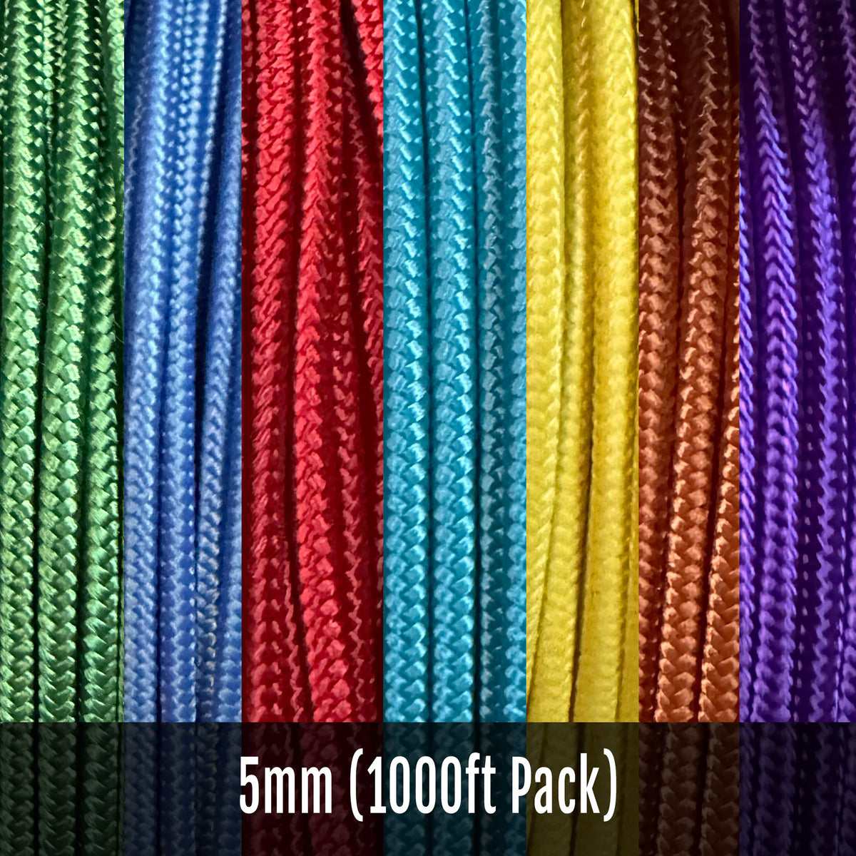 Wula Rope 5mm - Single color (1000ft Pack)