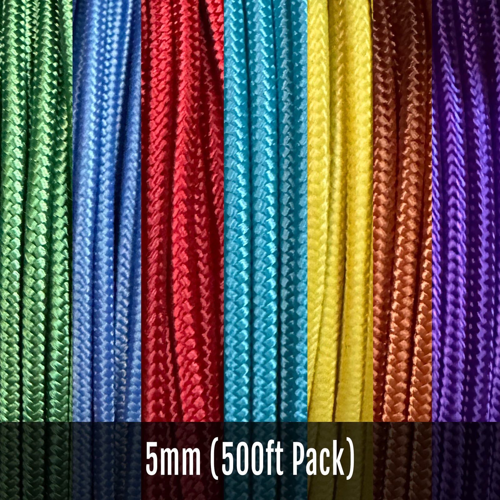 Wula Rope 5mm - Single color (500ft Pack)