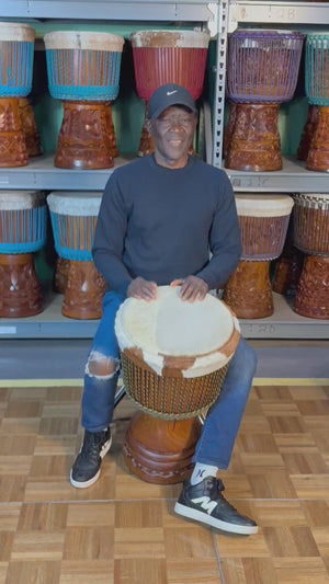 Hardwood Ivory Coast Style #8902 - 13.5"